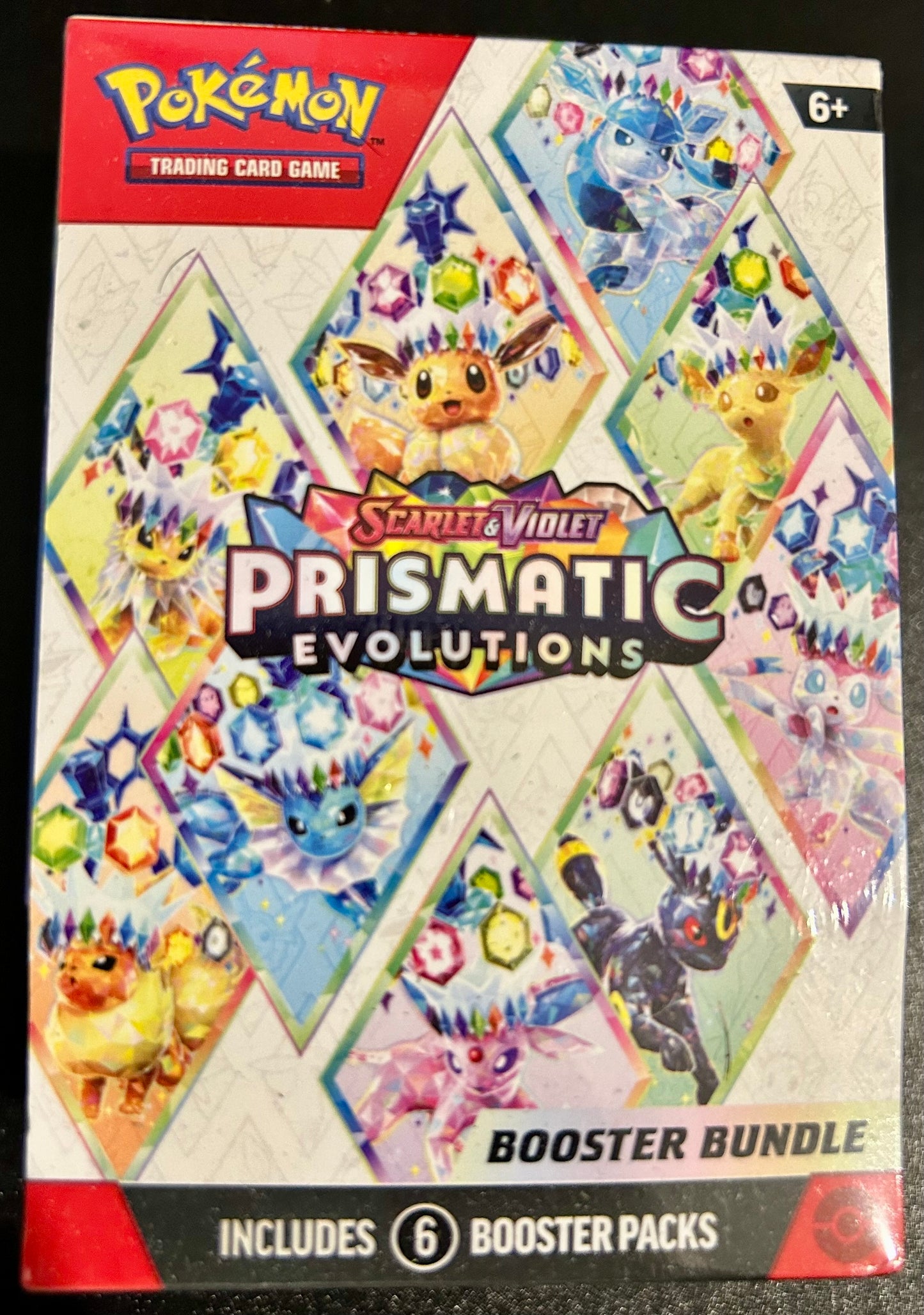 Pokémon TCG: Scarlet & Violet-Prismatic Evolutions Booster Bundle (6 Packs)