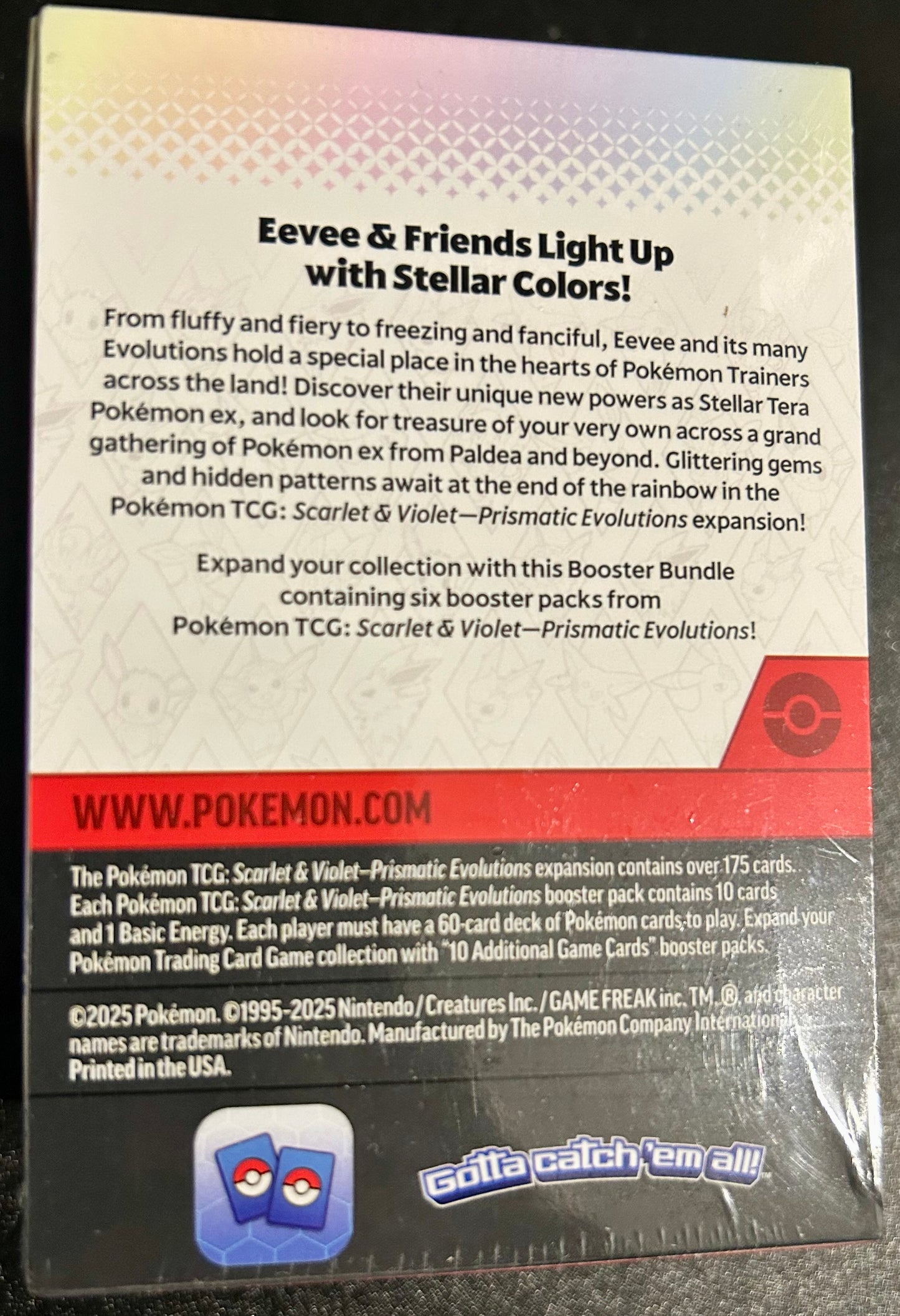 Pokémon TCG: Scarlet & Violet-Prismatic Evolutions Booster Bundle (6 Packs)