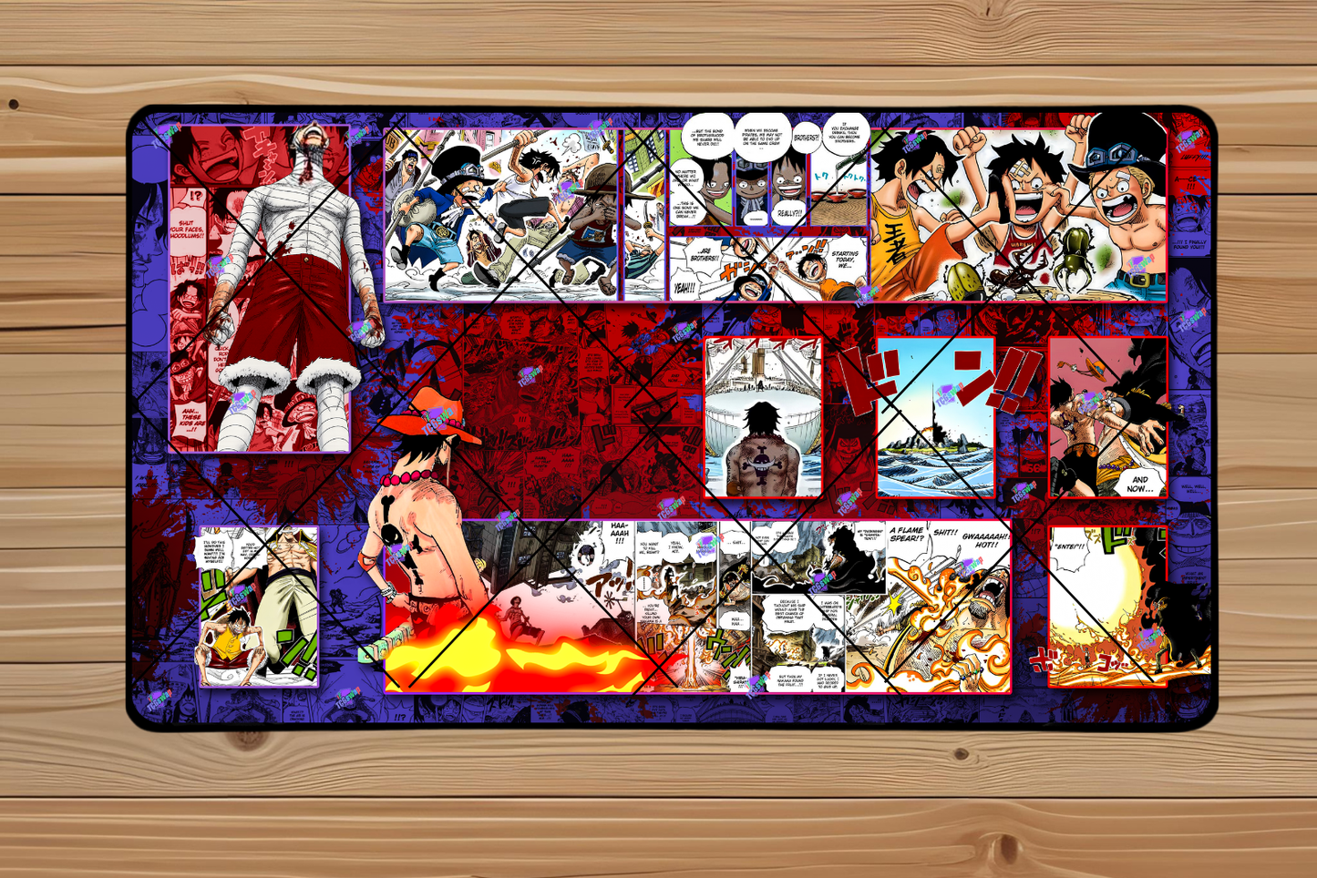Ace Playmat - One Piece TCG