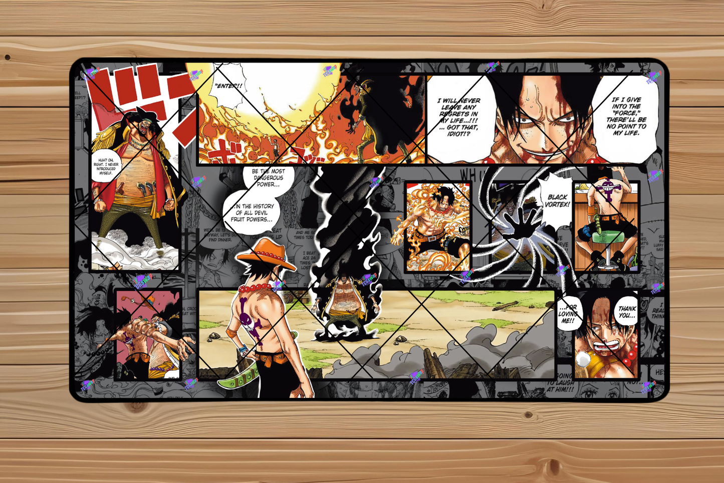 Ace vs Blackbeard Playmat - One Piece TCG