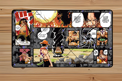 Ace vs Blackbeard Playmat - One Piece TCG