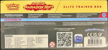 Pokémon TCG: Scarlet & Violet-Paradox Rift Pokémon Center Elite Trainer Box (Roaring Moon)