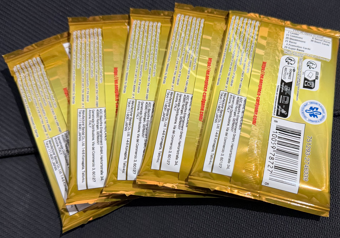 One Piece TCG - Premium Booster - Booster Pack - The Best - (PRB-01)