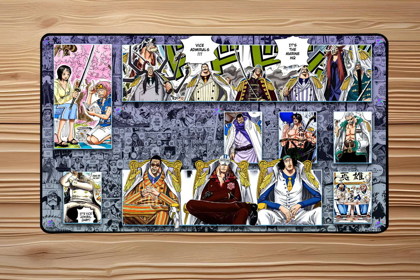 One Piece - Marine playmat